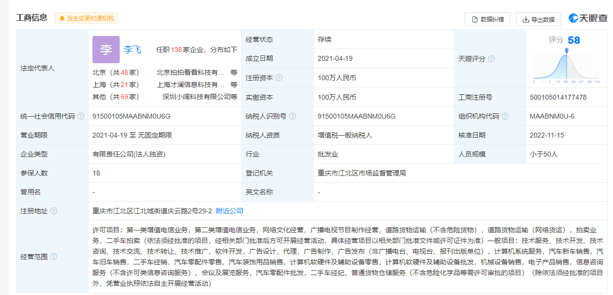 抖音上卖货的公司营业范围